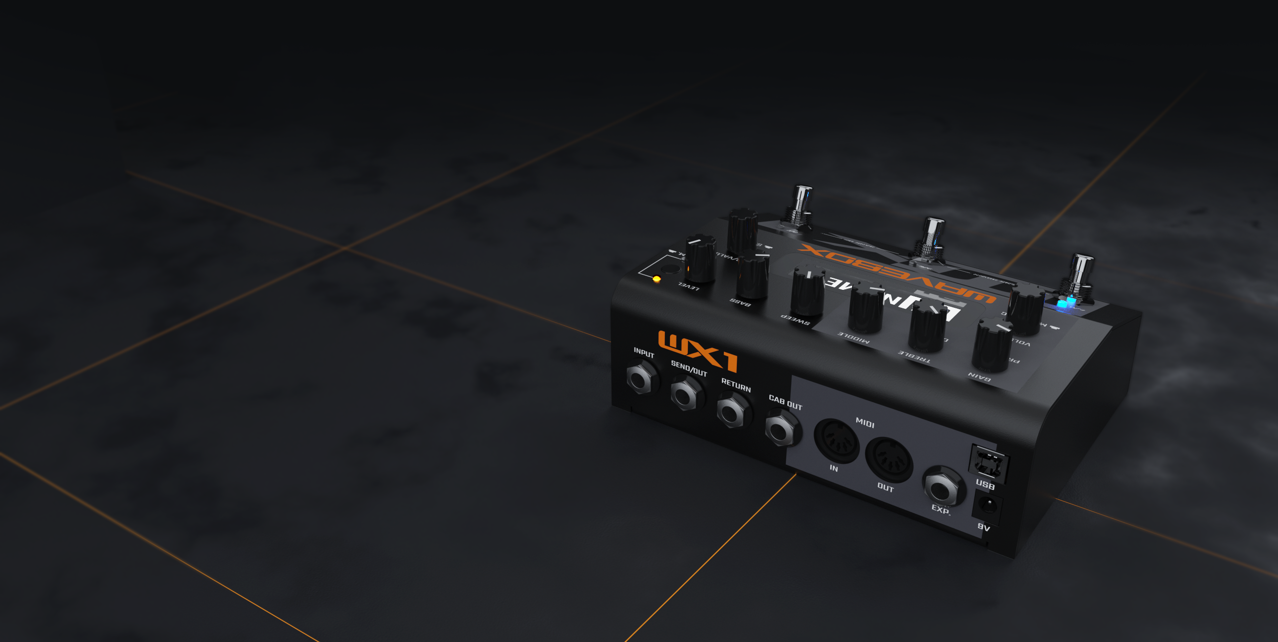 Conex&otilde;es, presets e integra&ccedil;&atilde;o do Wavebox WX1